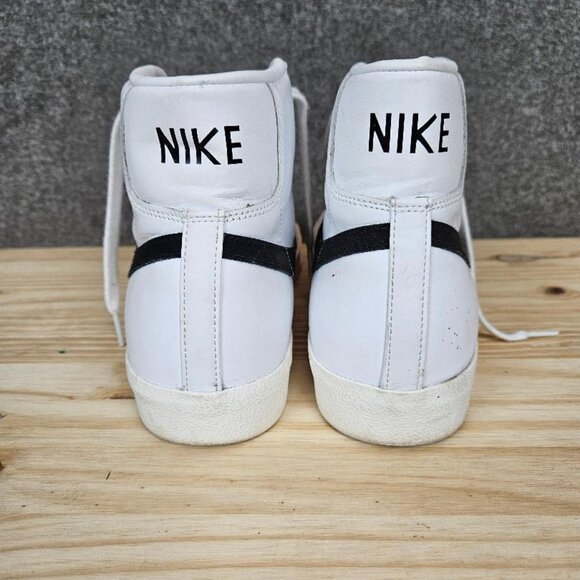 Nike Blazer Mid 77 Vintage White and Black size 12 Mens BQ6806-100 - Picture 7 of 13